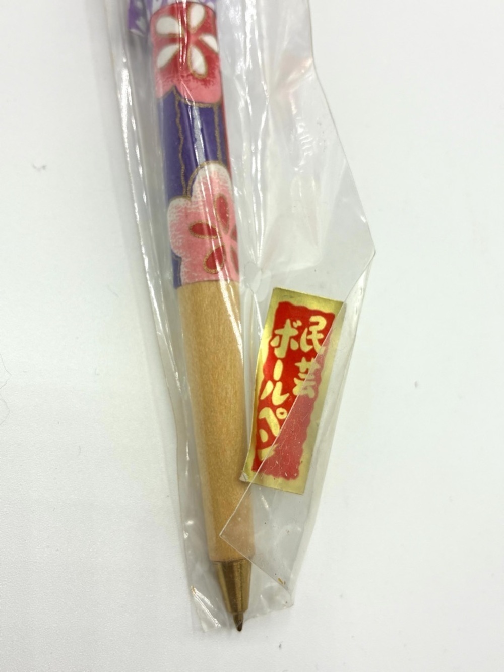 Vintage Kokeshi Doll Pen -Ink Dried- Japanese Wooden MCM Desk Collectible - Picture 3 of 8